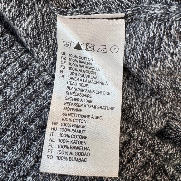 Divided Heather Gray Button Up Cardigan (Sz 8) - Picture 7 of 7